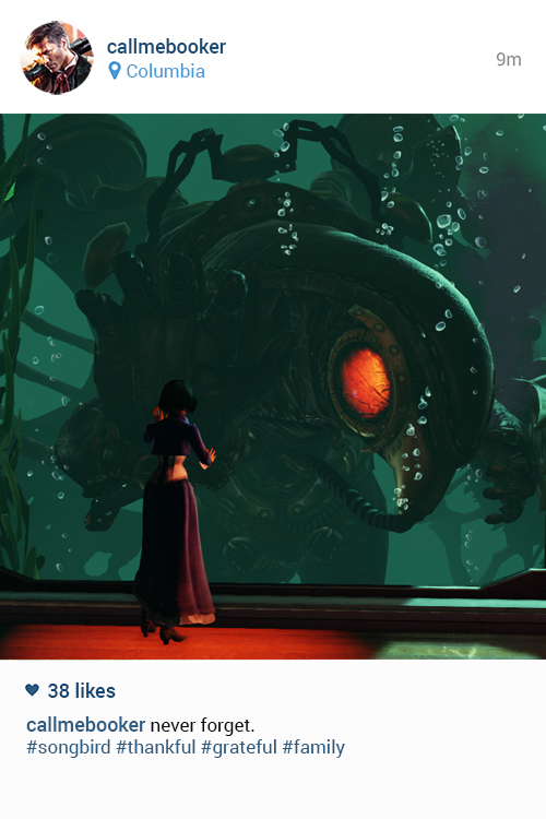 PIKUBYTES // If Booker From Bioshock Had Instagram: 25 photos