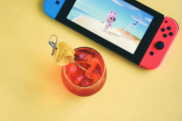 PIKUBYTES // Video Game Cocktails Animal Crossing New Horizons Isabelle's Whisky