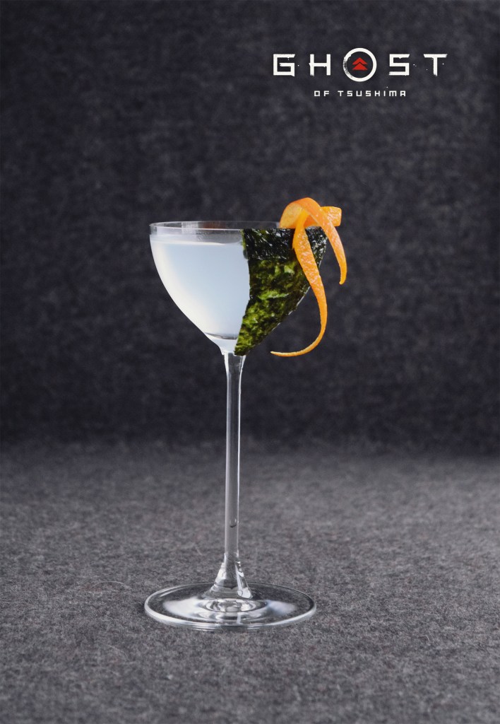 PIKUBYTES // Video Game Cocktails // Ghost of Tsushima // Jin's Saketini